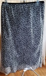 Animal print skirt